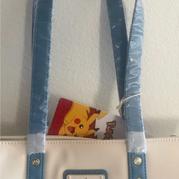 NWT Loungefly Pokemon Floral Tote Bag and Coin Bag Set - Picture 3 of 9